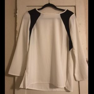 J. Crew Color Block Blouse